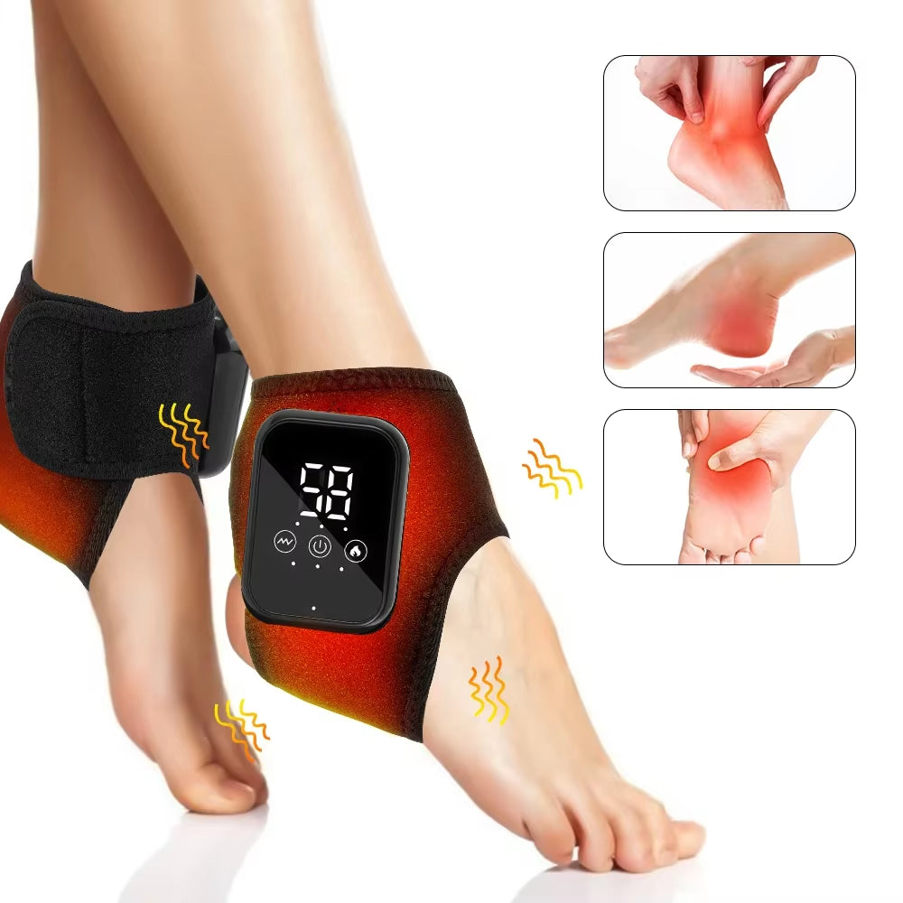 Revitalize Your Feet with the Electric Ankle Heating Massage Hot Compress - 3 Levels of Comfort and Relaxation
