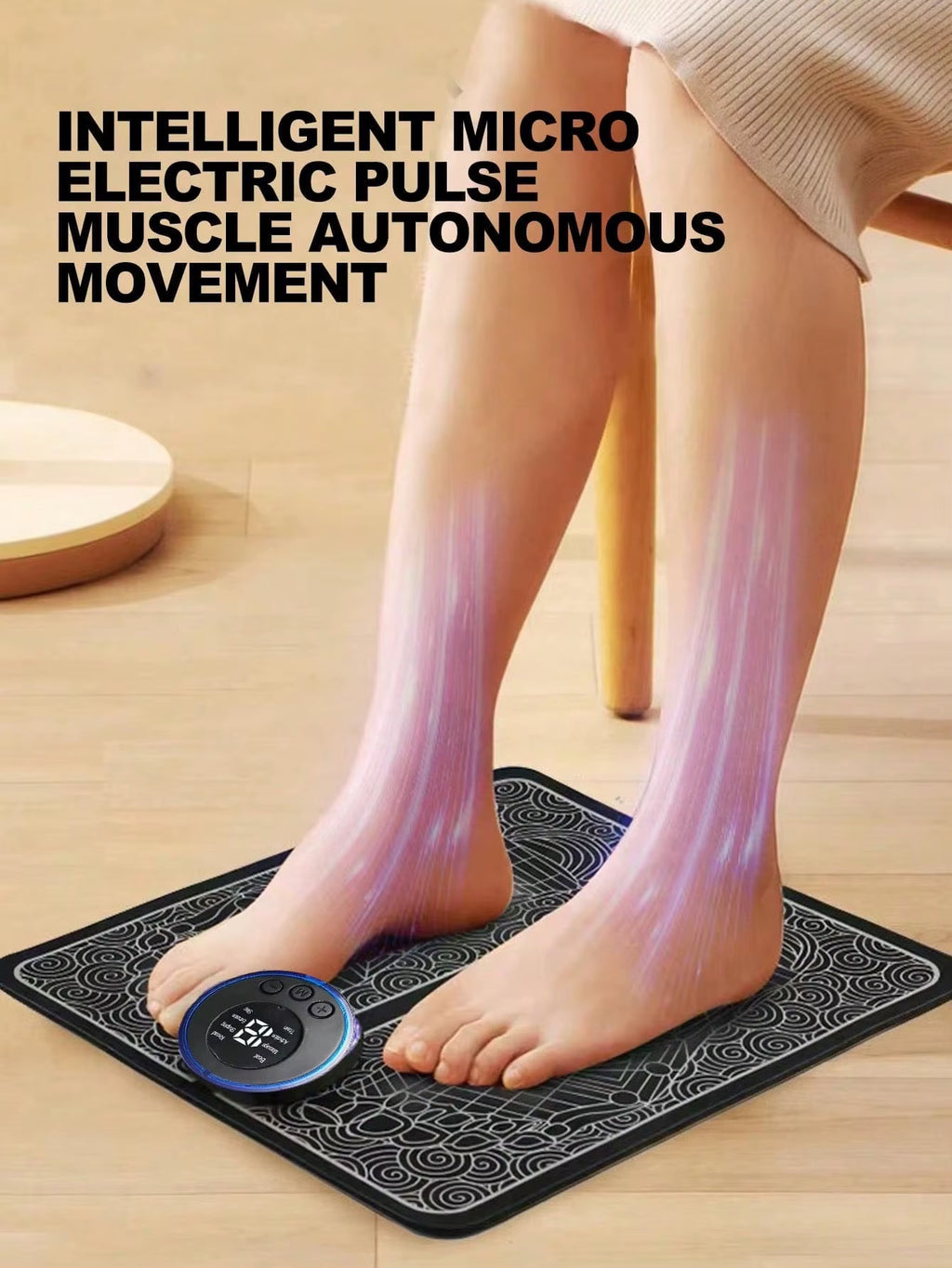 Revitalize Your Feet with the Professional EMS Foot Massager and Therapy Machine – Experience Automatic Pulse and Meridian Pressing for Ultimate Relaxation