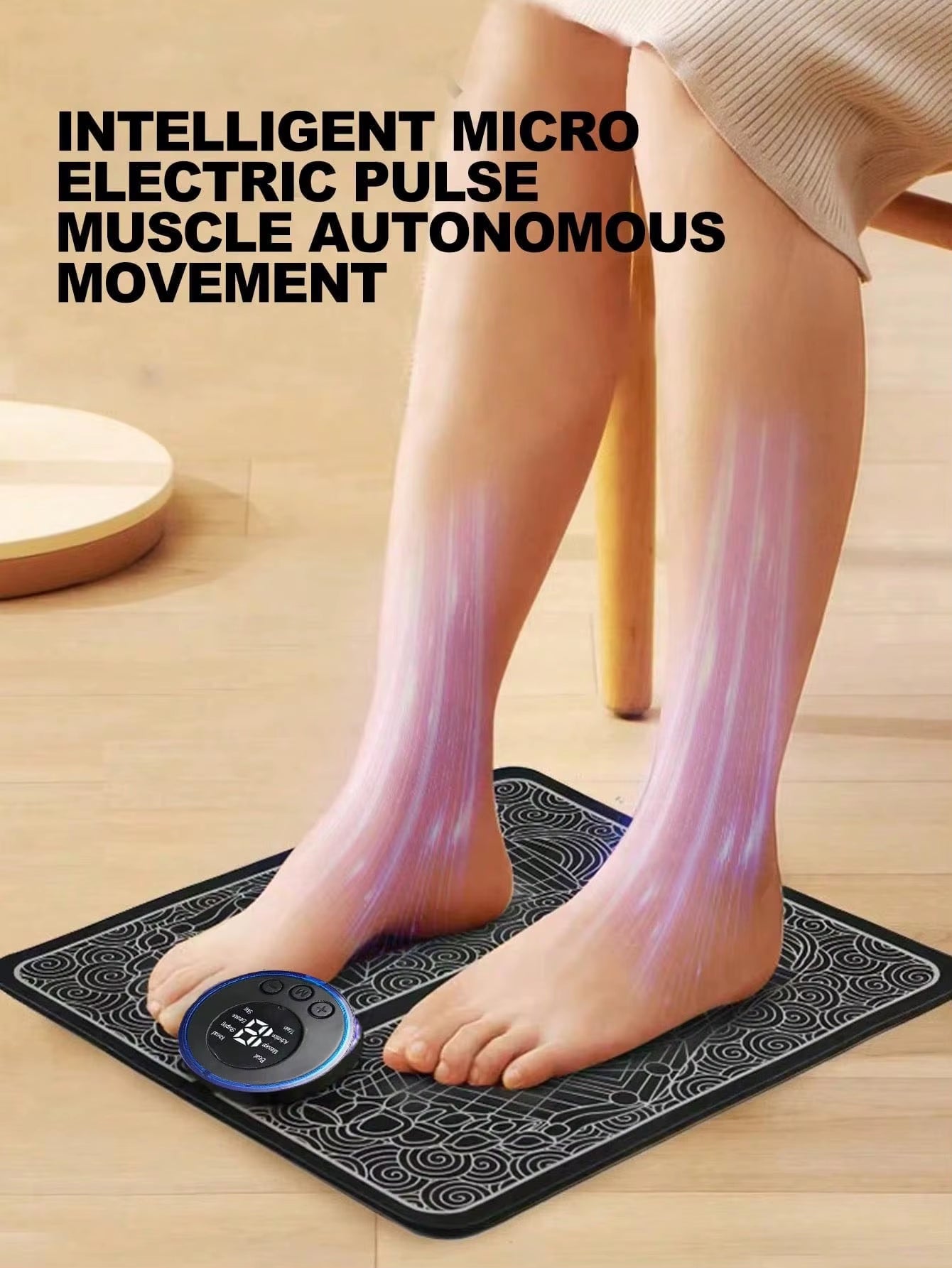 Revitalize Your Feet with the Professional EMS Foot Massager and Therapy Machine – Experience Automatic Pulse and Meridian Pressing for Ultimate Relaxation