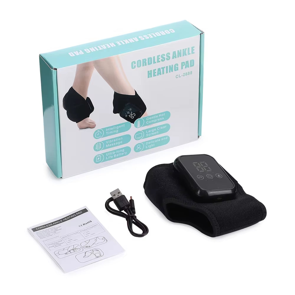 Revitalize Your Feet with the Electric Ankle Heating Massage Hot Compress - 3 Levels of Comfort and Relaxation
