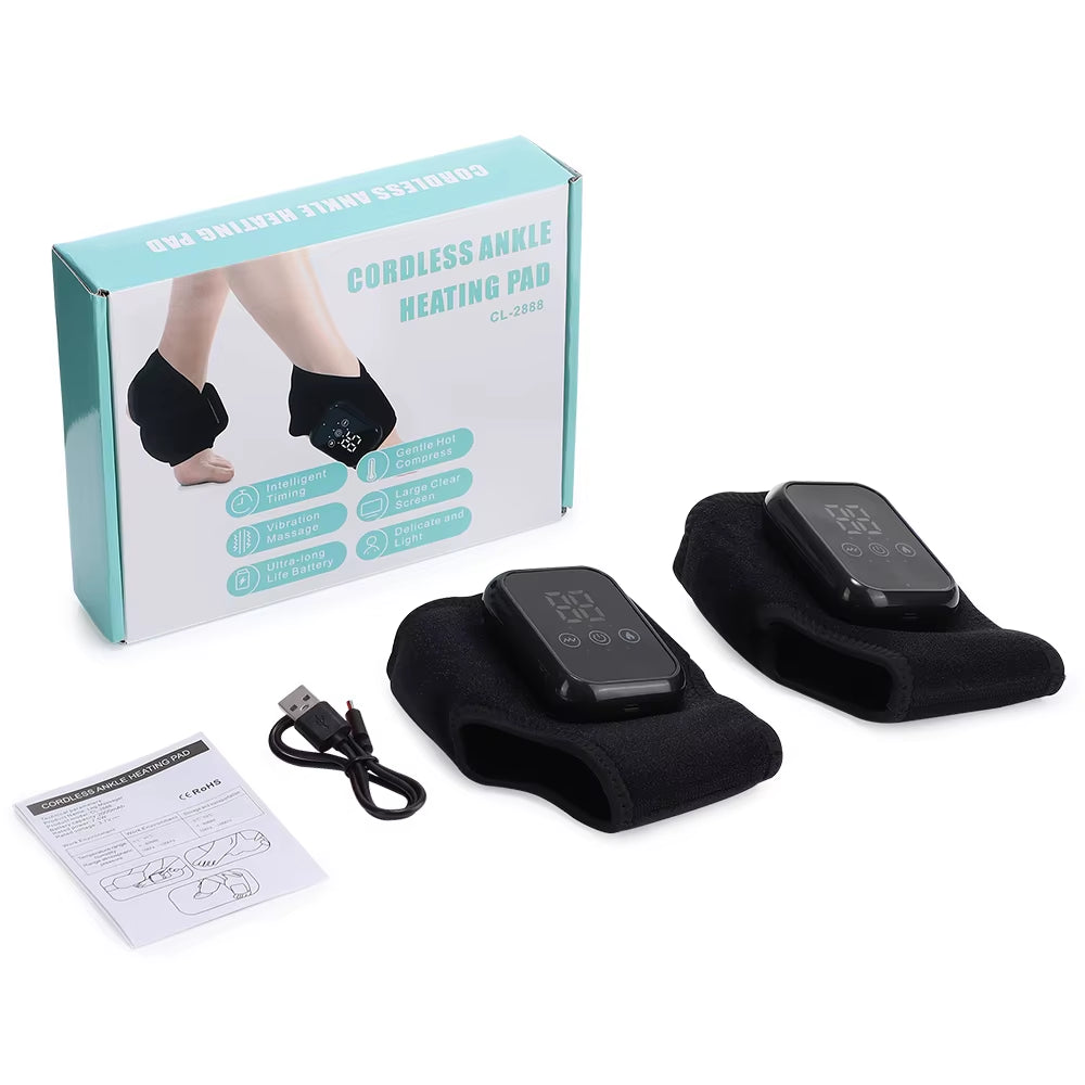 Revitalize Your Feet with the Electric Ankle Heating Massage Hot Compress - 3 Levels of Comfort and Relaxation